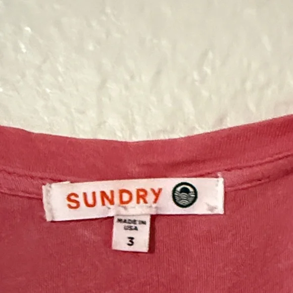 Anthropologie Sundry Pink Tiered Maxi Dress Sz large L - Picture 3 of 8